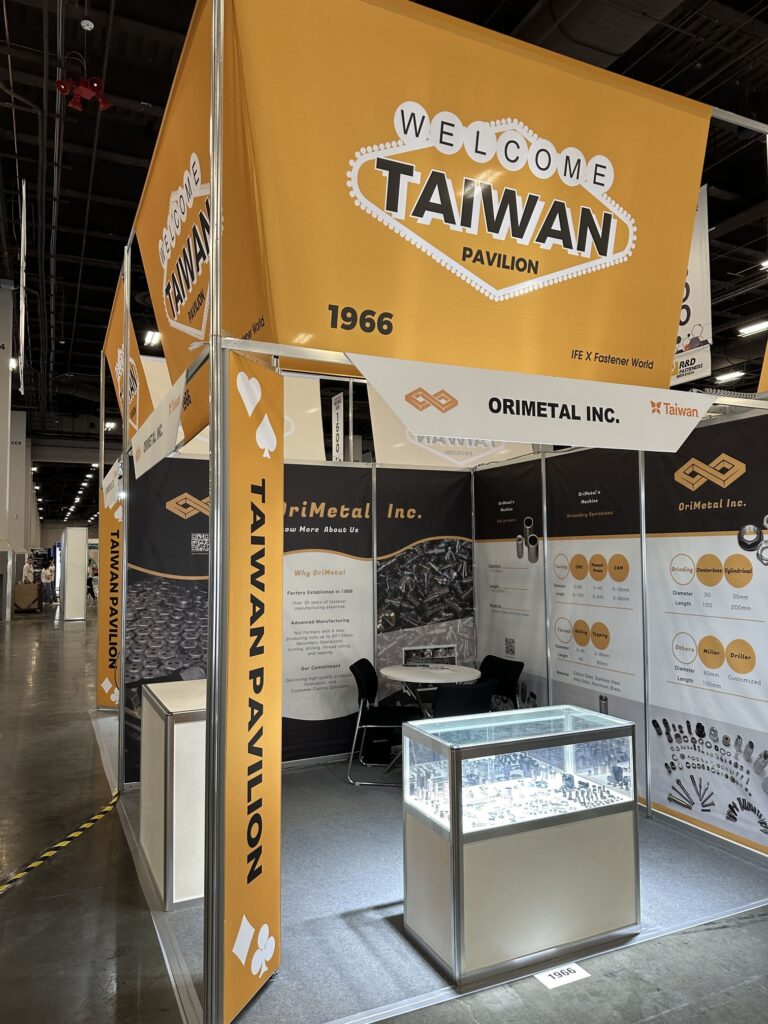 OriMetal exhibition booth